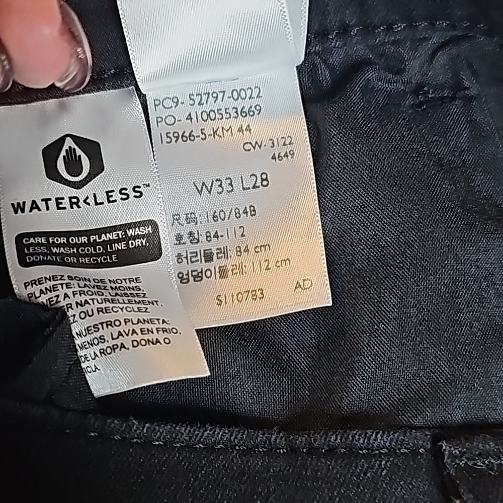 Levis 720 High Rise Super Skinny Jeans Sz 33 Black Exc condition - Picture 6 of 10